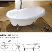 Classic Acrylic Claw Foot Freestanding Tub Wtm-02501